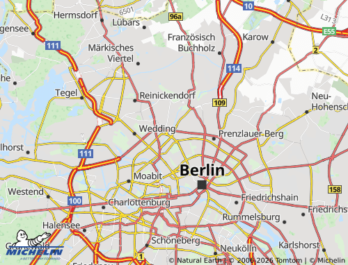 Mapa MICHELIN Gesundbrunnen - ViaMichelin