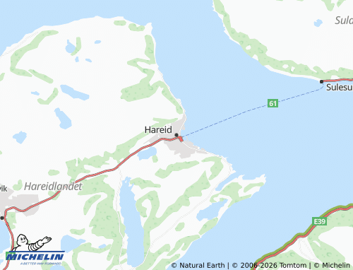 Mapa MICHELIN Hareid - ViaMichelin
