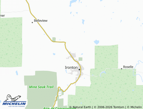 Mapa MICHELIN Pilot Knob - ViaMichelin