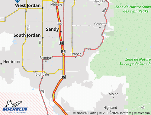Mapa MICHELIN Draper - ViaMichelin