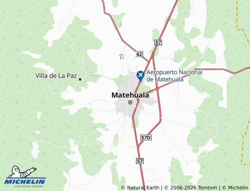MICHELIN Juárez map - ViaMichelin