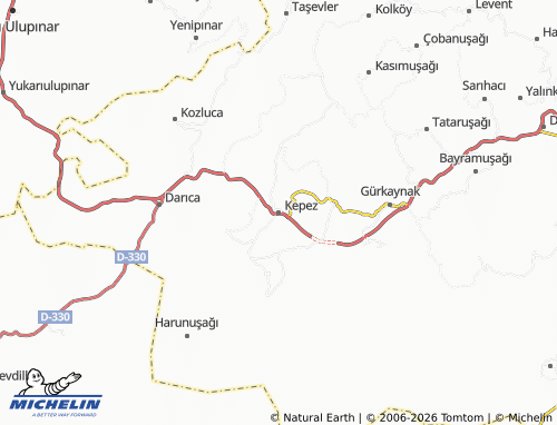 MICHELIN Kepez map - ViaMichelin