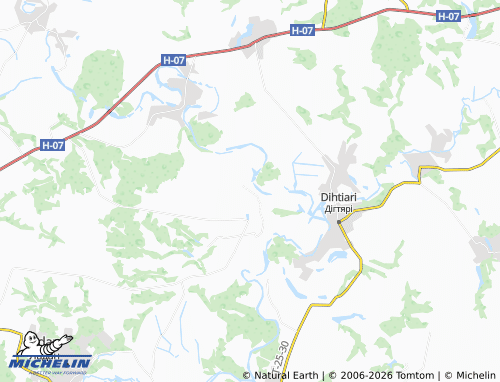 Mappa MICHELIN Lysky - ViaMichelin