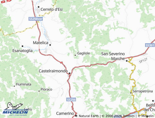 MICHELIN Collaiello map - ViaMichelin