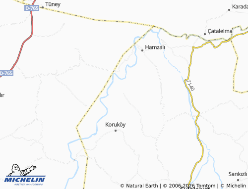 MICHELIN Çayoba map - ViaMichelin