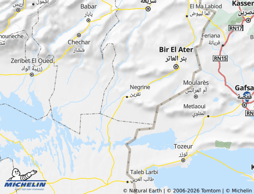 Mappa MICHELIN Naqreen - ViaMichelin