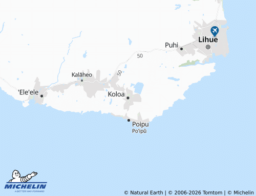Mapa MICHELIN Koloa - ViaMichelin