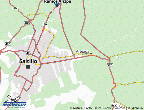 MICHELIN Privadas Los Llanos map - ViaMichelin