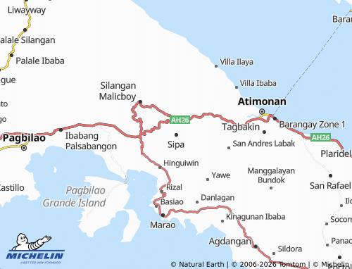 MICHELIN Sipa map - ViaMichelin