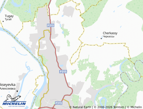 MICHELIN-Landkarte Trest N 21 SNT - ViaMichelin