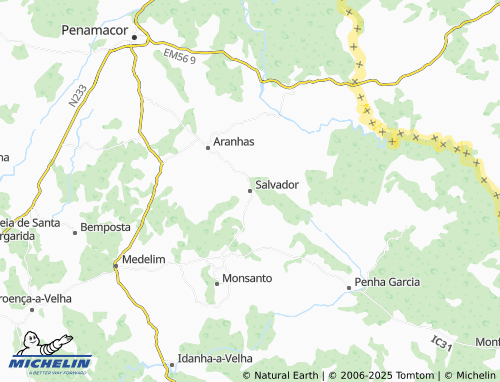 MICHELIN Salvador map - ViaMichelin