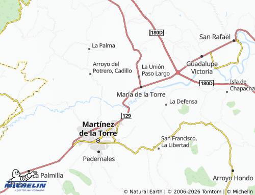 Mapa MICHELIN El Progreso - ViaMichelin