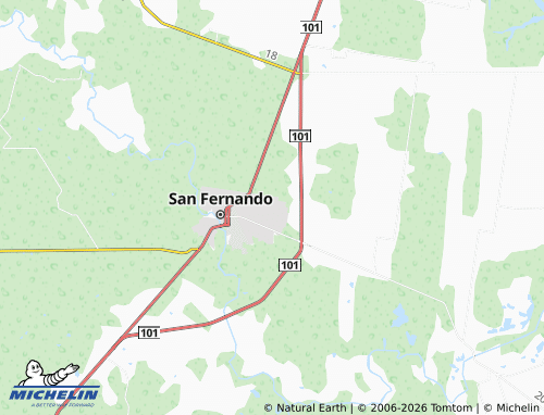 MICHELIN Las Torres map - ViaMichelin