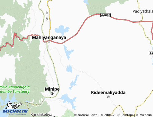 Mappa MICHELIN Abhayapura - ViaMichelin