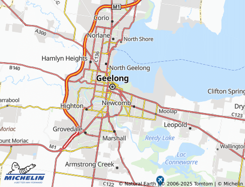MICHELIN East Geelong map - ViaMichelin