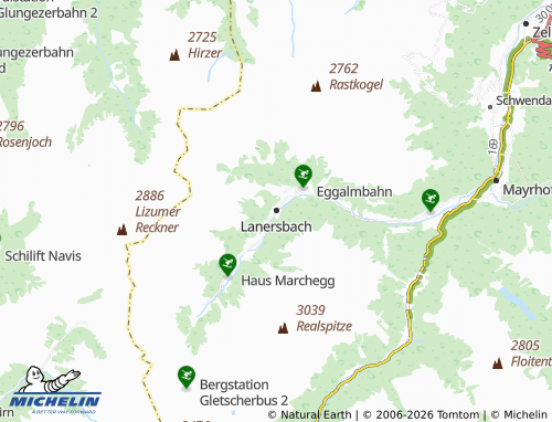 Mappa MICHELIN Lanersbach - ViaMichelin