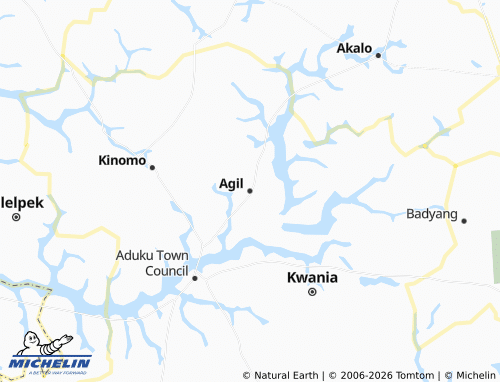 Mappa MICHELIN Agil - ViaMichelin