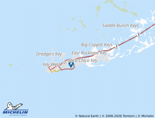 Carte MICHELIN Stock Island - ViaMichelin