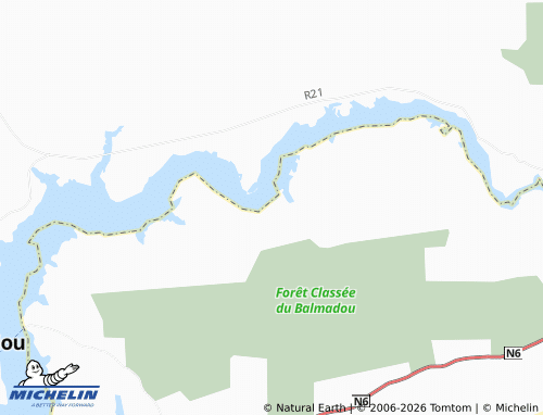 Mapa MICHELIN Koubone - ViaMichelin