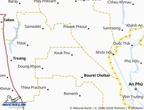 Kaart MICHELIN Kouk Pou - ViaMichelin