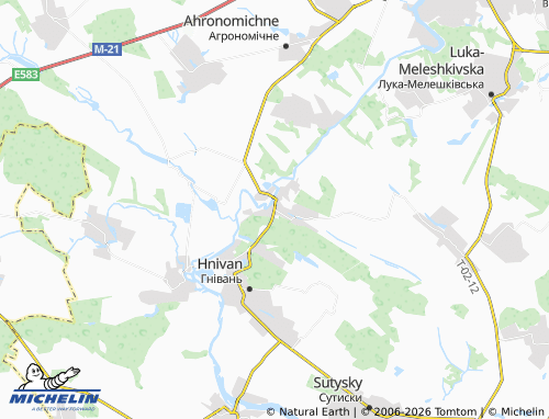 Mappa MICHELIN Selyshche - ViaMichelin