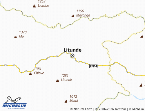 MICHELIN-Landkarte Litunde - ViaMichelin