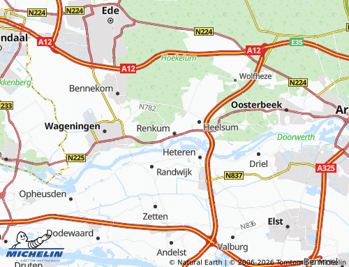 Carte MICHELIN Renkum - ViaMichelin