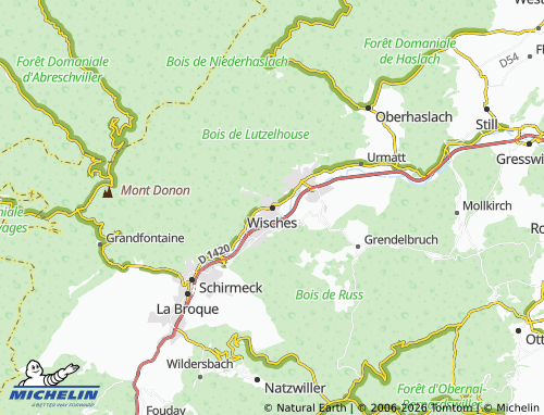 Mapa MICHELIN Wisches - ViaMichelin
