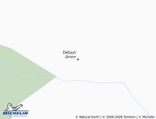 MICHELIN Deluun map - ViaMichelin