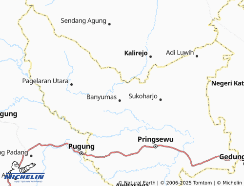 MICHELIN Banyu Urip map - ViaMichelin