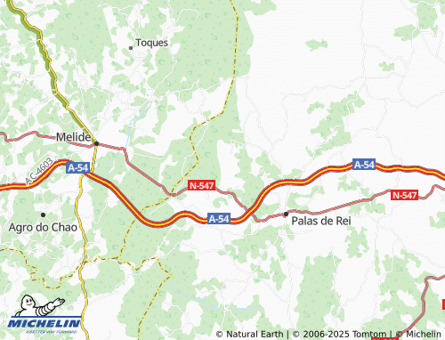 MICHELIN Ambreixo (San Vicenzo) map - ViaMichelin