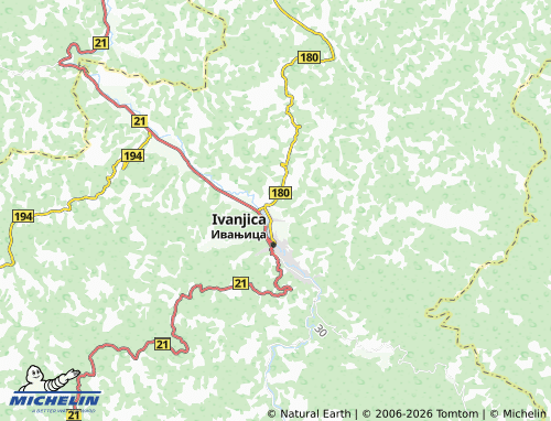 Mapa MICHELIN Sveštica - ViaMichelin