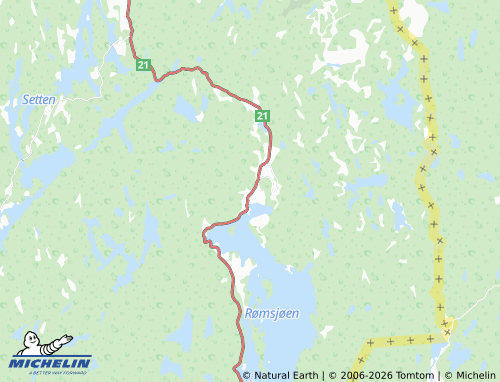 Mappa MICHELIN Rømskog - ViaMichelin