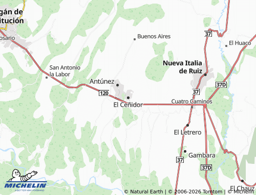 Mapa MICHELIN El Ceñidor - ViaMichelin