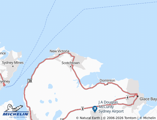 Mapa MICHELIN New Waterford - ViaMichelin