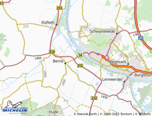 MICHELIN Ranzenbüttel map - ViaMichelin
