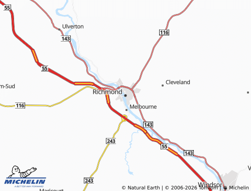 Mappa MICHELIN Richmond - ViaMichelin