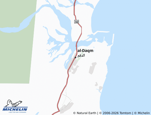 Carte MICHELIN al-Daqm - ViaMichelin