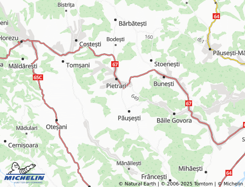 MICHELIN Șolicești map - ViaMichelin