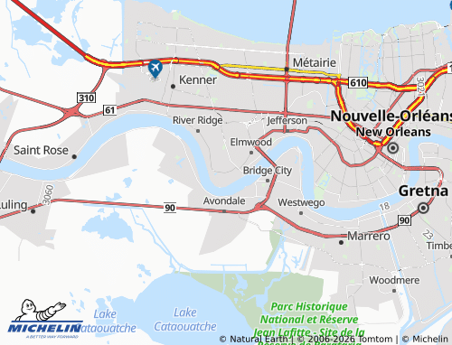 Carte MICHELIN Harahan - ViaMichelin