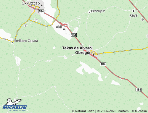 MICHELIN San Marcos map - ViaMichelin