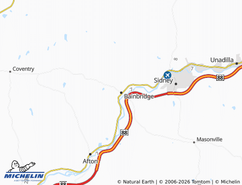 Mapa MICHELIN Bainbridge - ViaMichelin