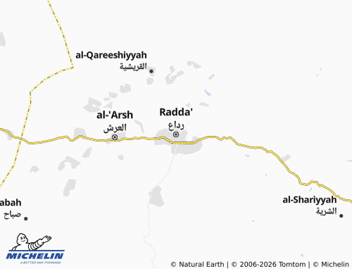 MICHELIN Rada map - ViaMichelin