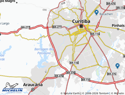 Carte MICHELIN Fazendinha - ViaMichelin