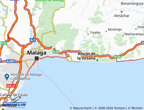 MICHELIN Jarazmín map - ViaMichelin