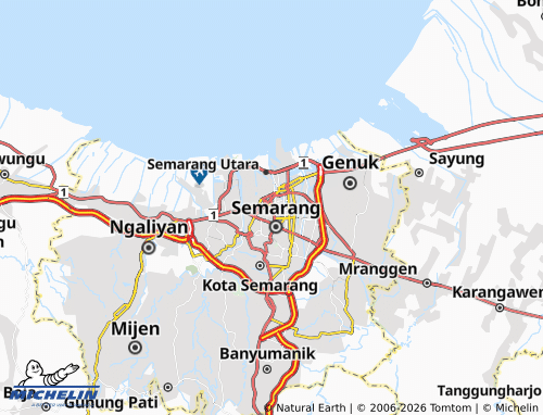 Carte MICHELIN Kembangsari - ViaMichelin