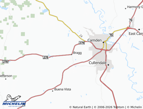 Mappa MICHELIN Bragg - ViaMichelin