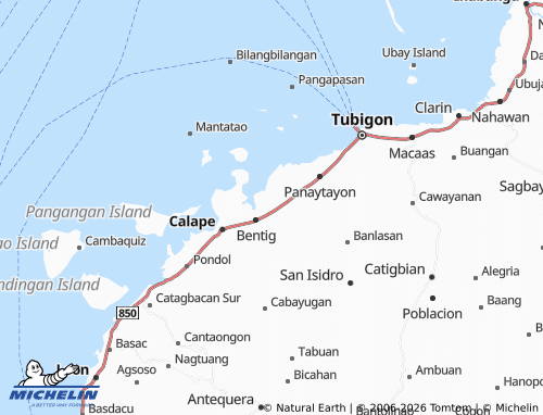 Mappa MICHELIN Abucayan Sur - ViaMichelin