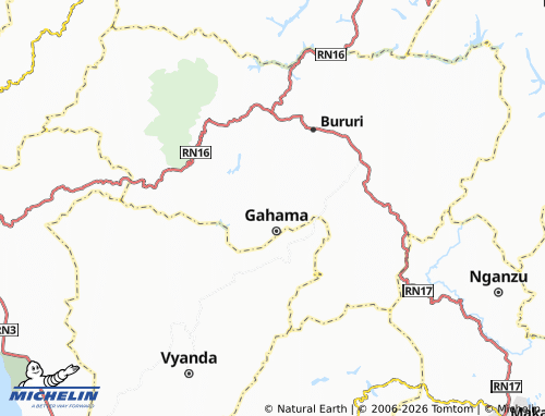 Mapa MICHELIN Gakombe - ViaMichelin