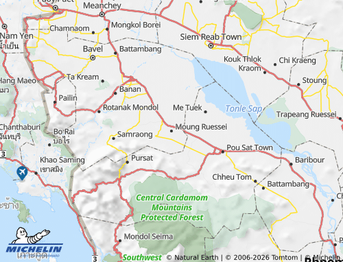 Mappa MICHELIN Moung Ruessei - ViaMichelin